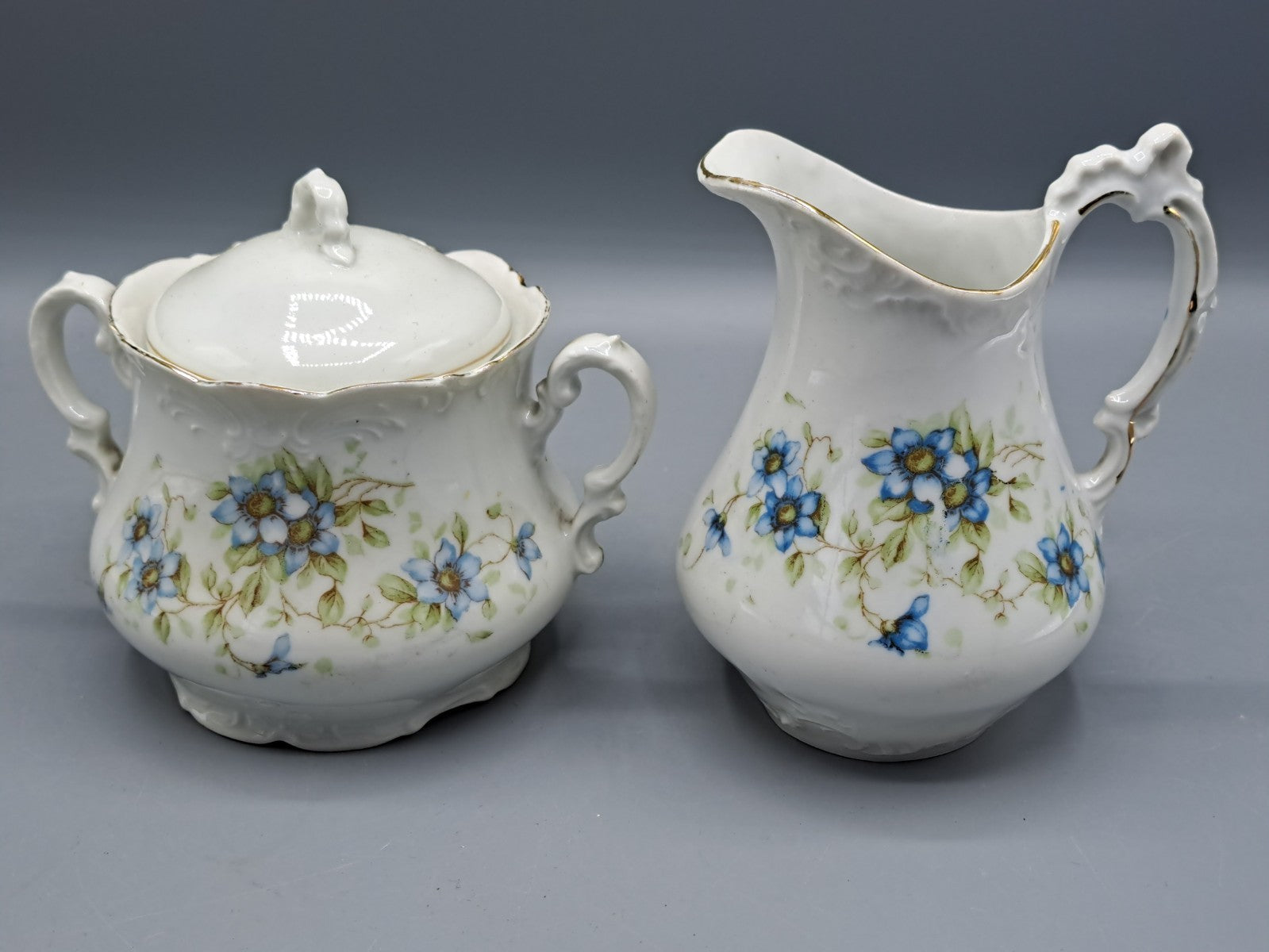 Porzellan Milchkännchen + Zuckerdose, Sammler